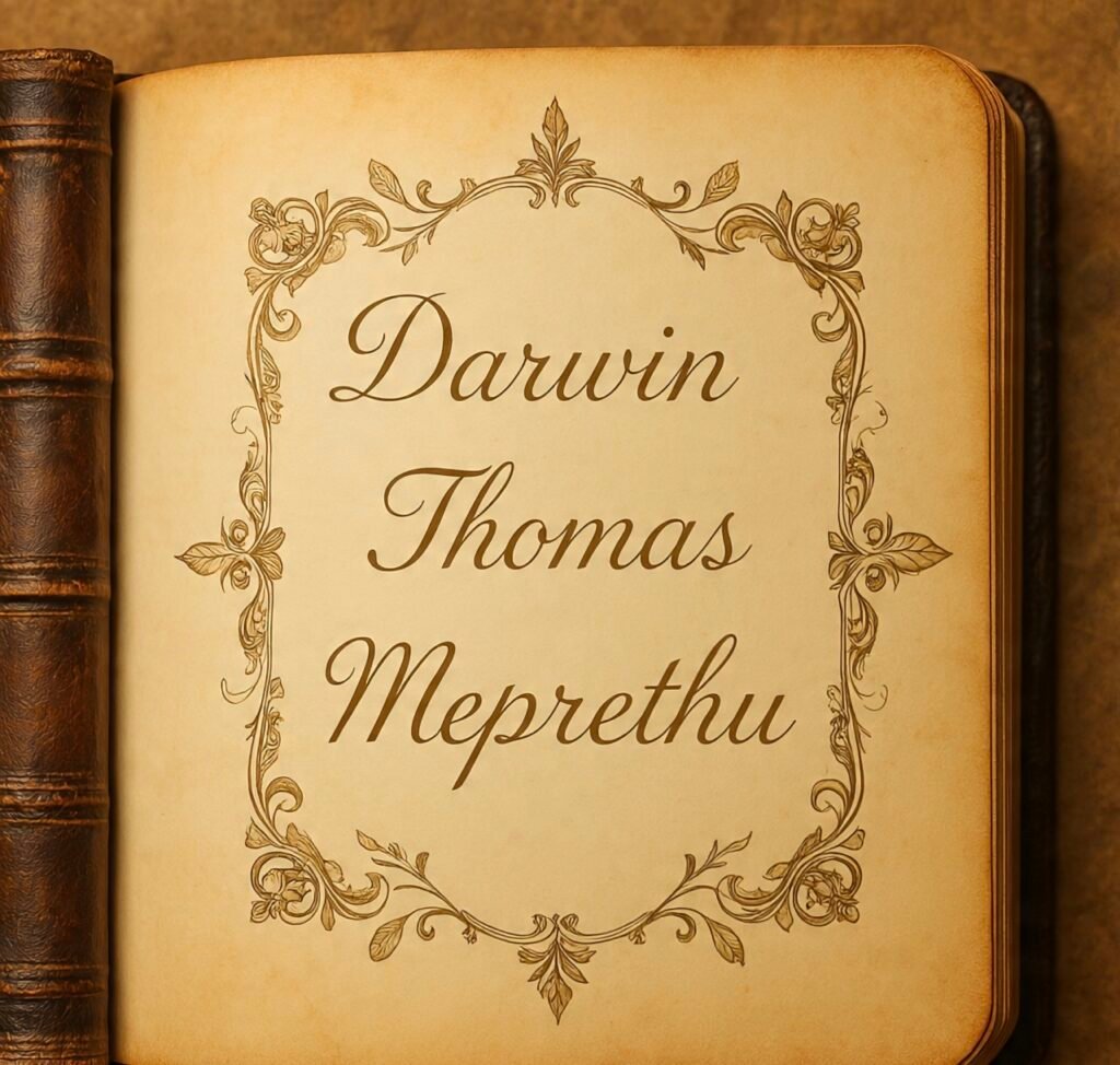 Darwin Thomas Meprethu: A Simple and Clear Guide About This Name