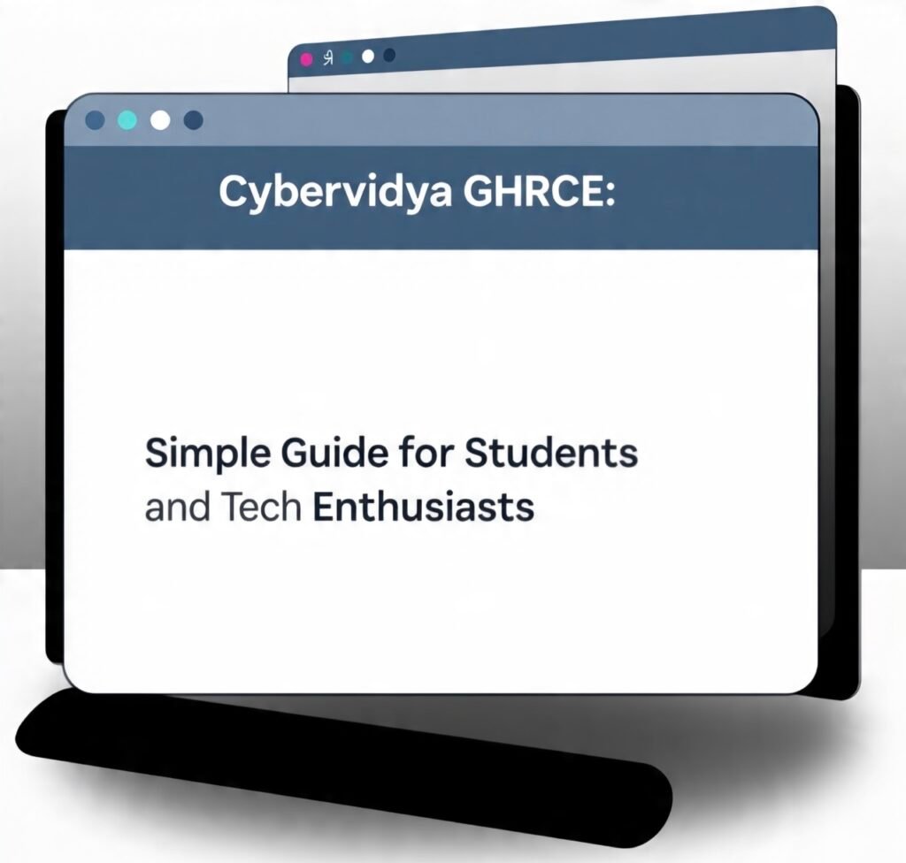 Cybervidya GHRCE: A Simple Guide for Students and Tech Enthusiasts